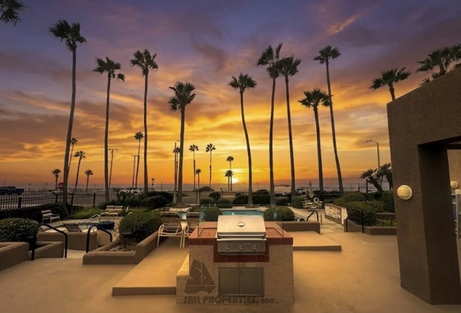 Beachside living starts here at 1200 PCH #327, a third-floor, one-bedroom, one-bath condo in the gated Pierhouse community of Huntington Beach, just steps from the ocean property image