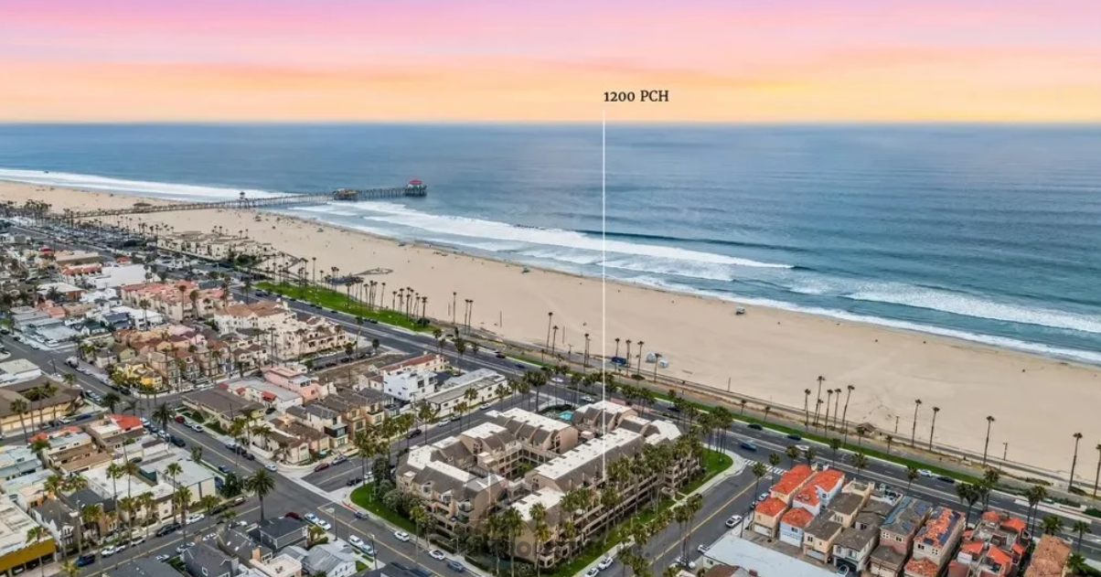 Beachside living starts here at 1200 PCH #327, a third-floor, one-bedroom, one-bath condo in the gated Pierhouse community of Huntington Beach, just steps from the ocean property image