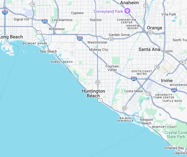 Map showing property location